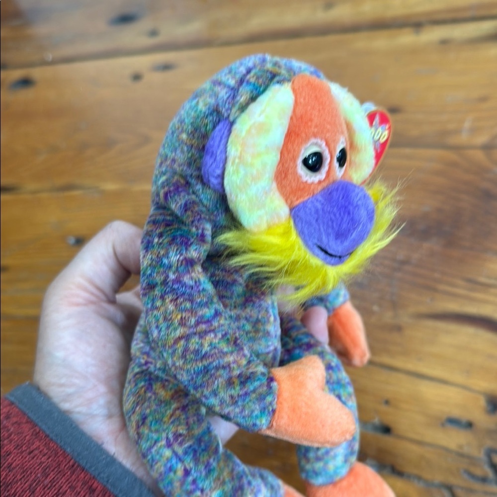 Ty Beanie Buddies Collection Bananas the Orangutan Monkey Plush 2000 - Picture 7 of 8